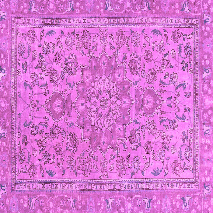 Square Abstract Purple Modern Rug, abs2872pur