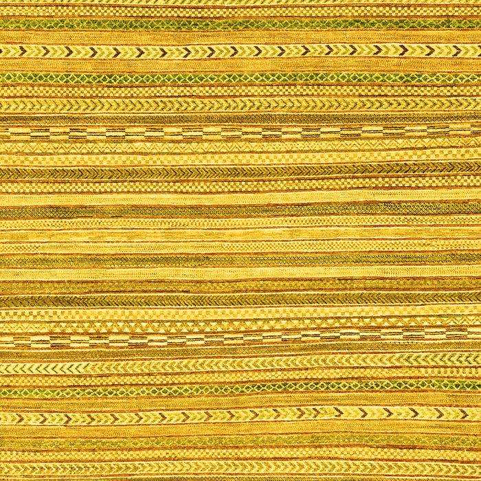 Machine Washable Abstract Yellow Modern Rug, wshabs2873yw