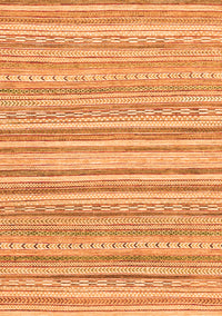 Abstract Orange Modern Rug, abs2873org