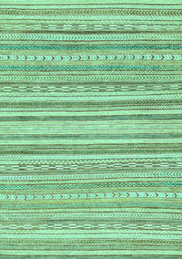 Abstract Turquoise Modern Rug, abs2873turq