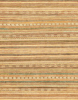 Abstract Chrome Gold Yellow Modern Rug, abs2873