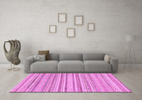 Machine Washable Abstract Purple Modern Rug, wshabs2873pur