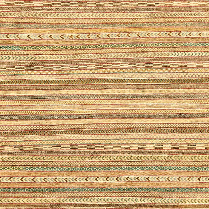 Machine Washable Abstract Chrome Gold Yellow Rug, wshabs2873