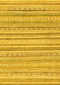 Abstract Yellow Modern Rug, abs2873yw