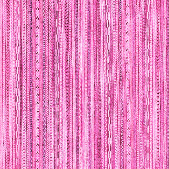 Square Abstract Pink Modern Rug, abs2873pnk