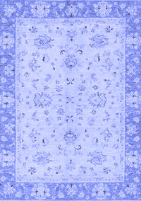 Abstract Blue Modern Rug, abs2874blu