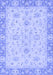 Abstract Blue Modern Rug, abs2874blu