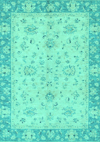 Abstract Turquoise Modern Rug, abs2874turq