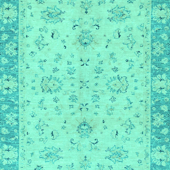 Abstract Turquoise Modern Rug, abs2874turq