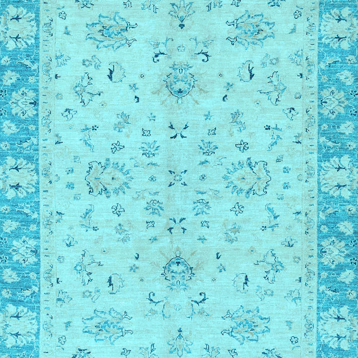 Abstract Light Blue Modern Rug, abs2874lblu