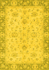 Abstract Yellow Modern Rug, abs2874yw