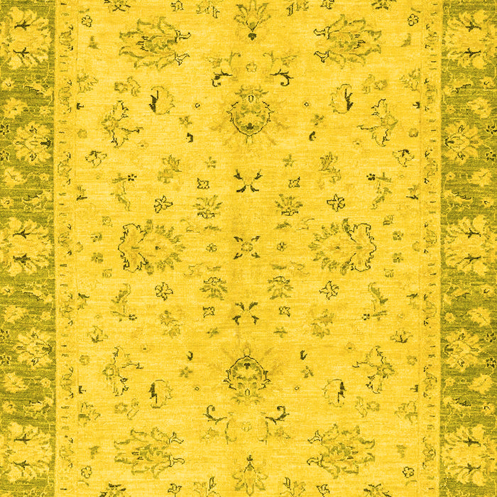 Machine Washable Abstract Yellow Modern Rug, wshabs2874yw