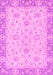 Machine Washable Abstract Pink Modern Rug, wshabs2874pnk