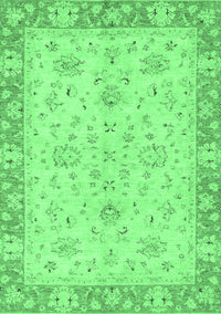 Abstract Emerald Green Modern Rug, abs2874emgrn