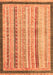 Abstract Orange Modern Rug, abs2875org