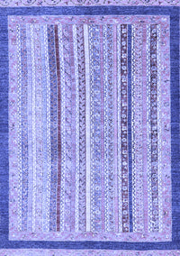 Abstract Blue Modern Rug, abs2875blu