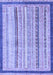 Abstract Blue Modern Rug, abs2875blu