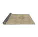 Sideview of Abstract Brown Modern Rug, abs2876