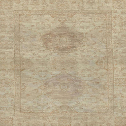 Square Machine Washable Abstract Brown Rug, wshabs2876
