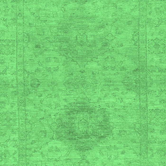 Machine Washable Abstract Emerald Green Modern Area Rugs, wshabs2876emgrn