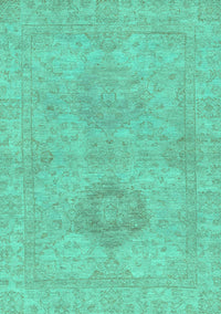 Abstract Turquoise Modern Rug, abs2876turq