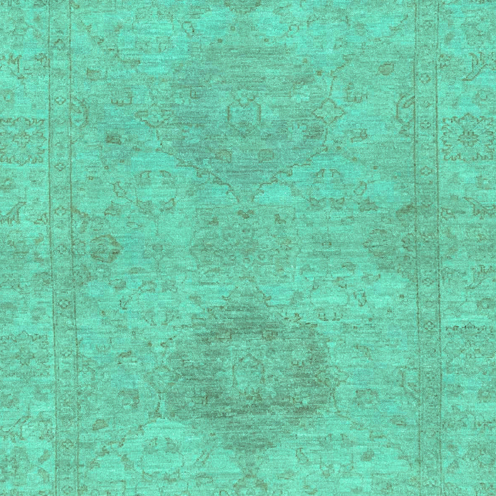 Machine Washable Abstract Turquoise Modern Area Rugs, wshabs2876turq