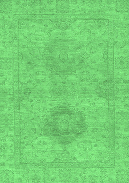 Abstract Emerald Green Modern Rug, abs2876emgrn