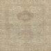 Square Abstract Brown Modern Rug, abs2876