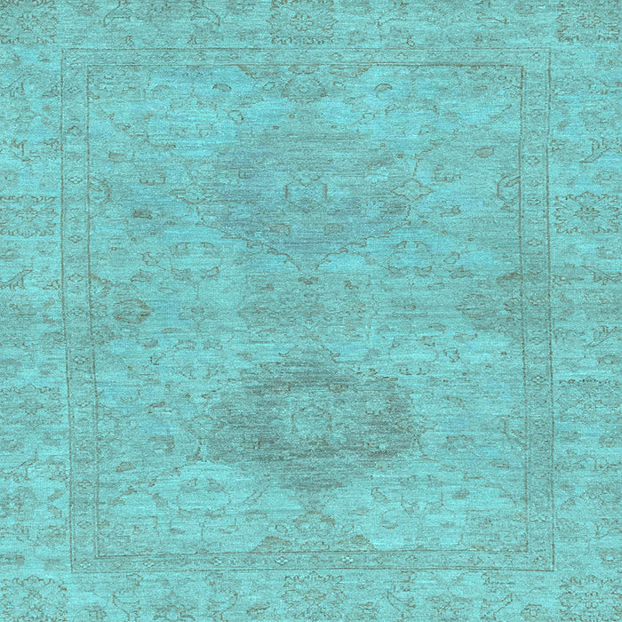 Square Abstract Light Blue Modern Rug, abs2876lblu