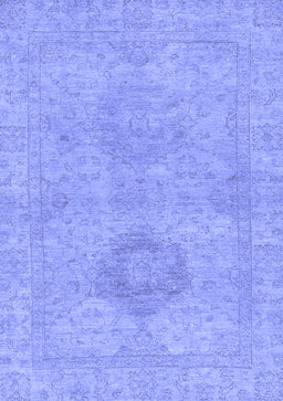 Abstract Blue Modern Rug, abs2876blu