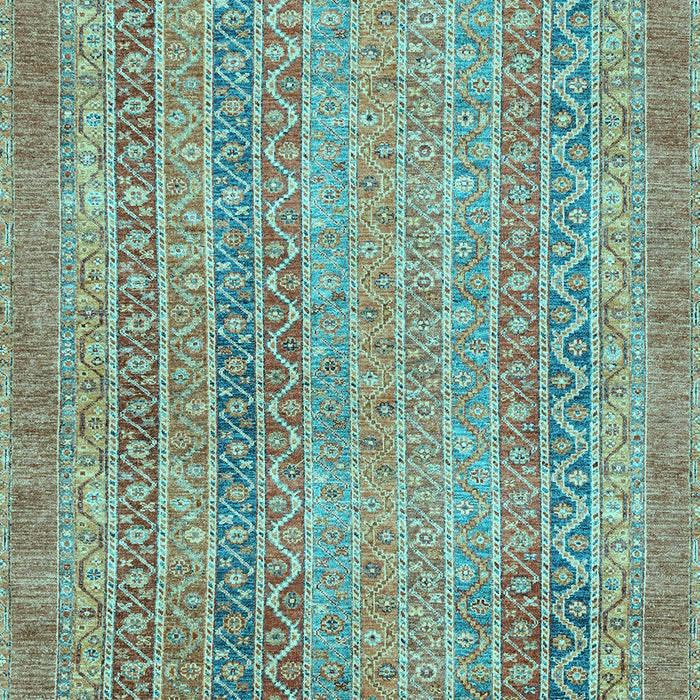 Machine Washable Abstract Light Blue Modern Rug, wshabs2877lblu