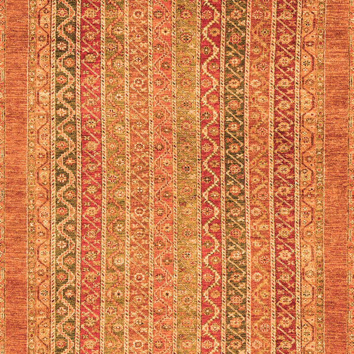 Machine Washable Abstract Orange Modern Area Rugs, wshabs2877org