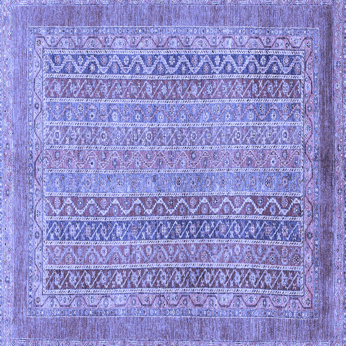 Square Machine Washable Abstract Blue Modern Rug, wshabs2877blu