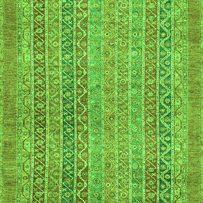 Machine Washable Abstract Green Modern Area Rugs, wshabs2877grn