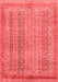 Abstract Red Modern Area Rugs