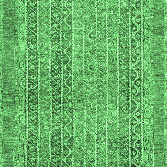 Machine Washable Abstract Emerald Green Modern Area Rugs, wshabs2877emgrn