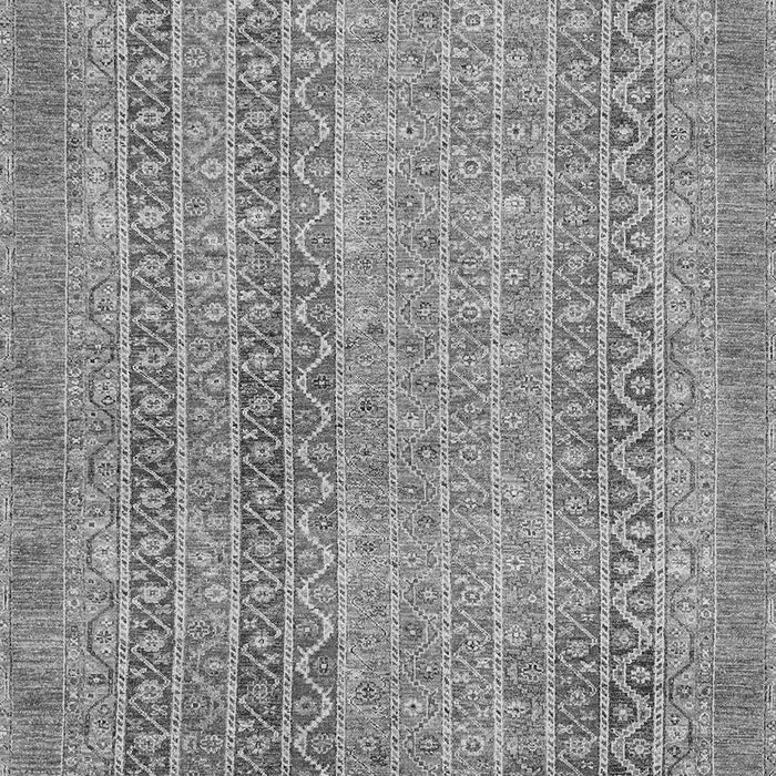 Machine Washable Abstract Gray Modern Rug, wshabs2877gry