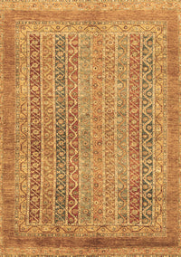 Abstract Brown Modern Rug, abs2877brn