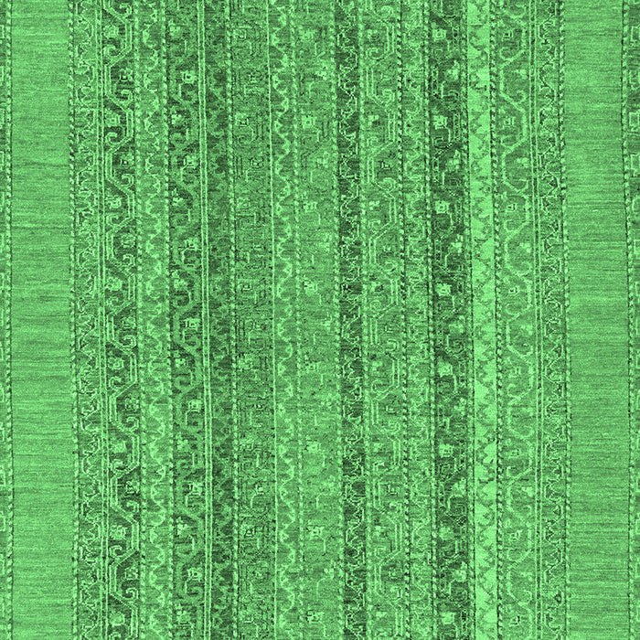 Machine Washable Abstract Emerald Green Modern Area Rugs, wshabs2878emgrn