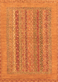 Abstract Orange Modern Rug, abs2878org