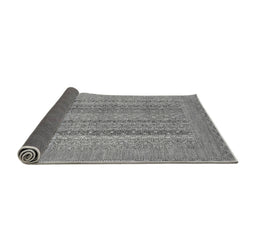 Sideview of Abstract Gray Modern Rug, abs2878gry