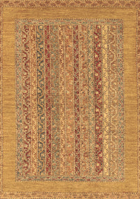 Abstract Brown Modern Rug, abs2878brn