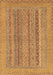 Abstract Brown Modern Rug, abs2878brn