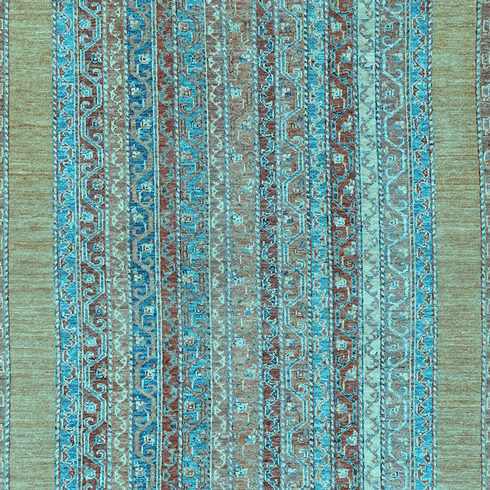 Abstract Light Blue Modern Rug, abs2878lblu