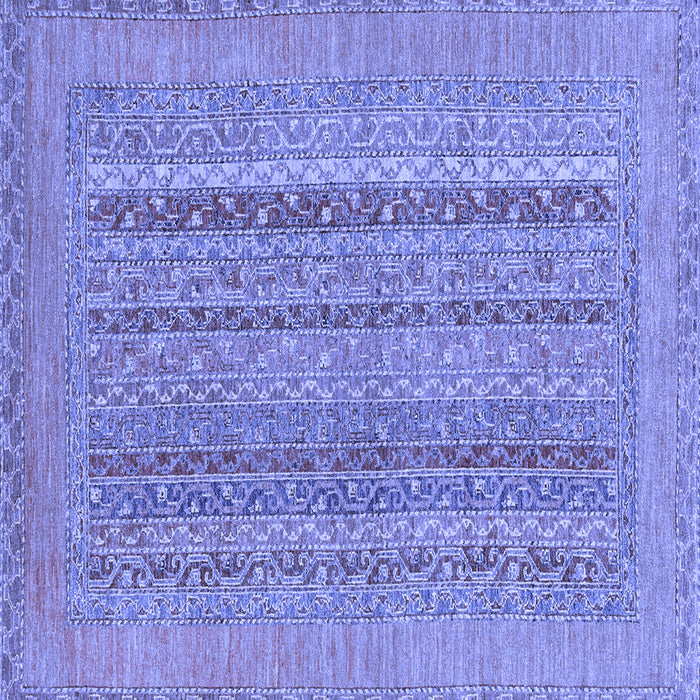 Square Machine Washable Abstract Blue Modern Rug, wshabs2878blu