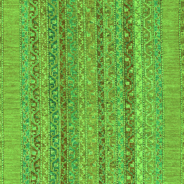 Machine Washable Abstract Green Modern Area Rugs, wshabs2878grn