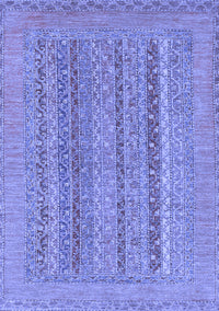 Abstract Blue Modern Rug, abs2878blu