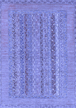 Abstract Blue Modern Rug, abs2878blu