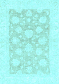 Oriental Light Blue Traditional Rug, abs2879lblu