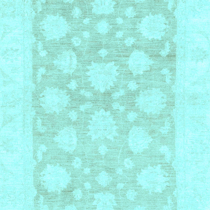 Machine Washable Oriental Light Blue Traditional Rug, wshabs2879lblu